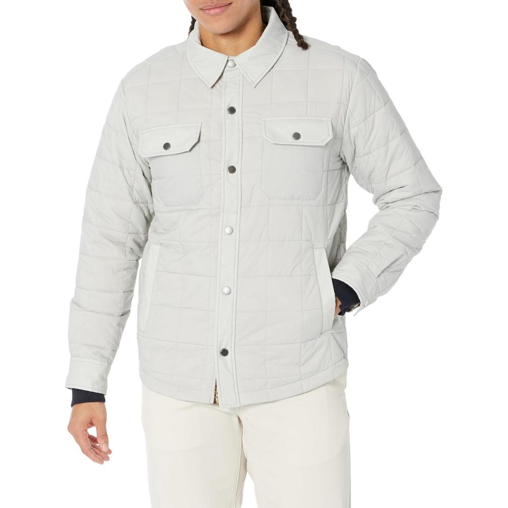 image:imagePendleton Mens Arroyocrinkle Quilted Shirt JacketFog