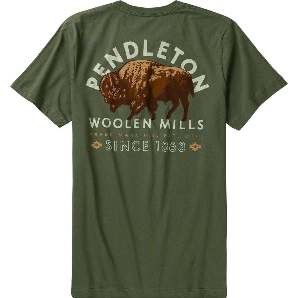 image:imagePendleton Mens Deschutes TShirtMilitary GreenMulti