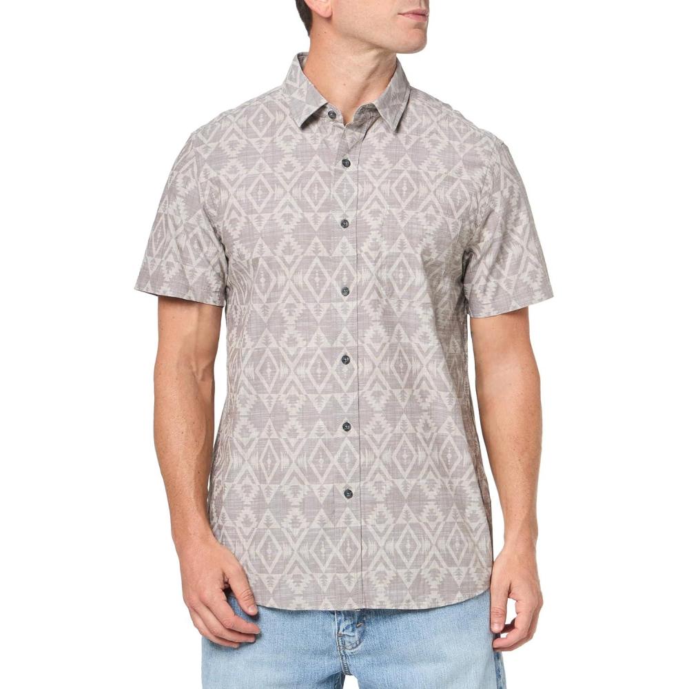 image:imagePendleton Mens Short Sleeve Deacon Chambray ShirtRaptor Peak Brown
