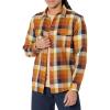 Blue/Copper Block Plaid