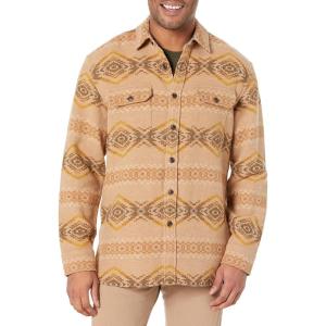 Pendleton Men’s Long Sleeve Driftwood Shirt(Carico Lake-sand/Fir)