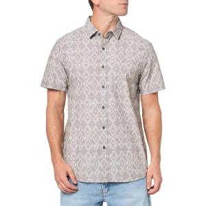 Pendleton Men’s Short Sleeve Deacon Chambray Shirt(Raptor Peak Brown)