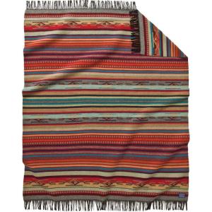 Pendleton Garnet Grey Chimayo Wool Throw