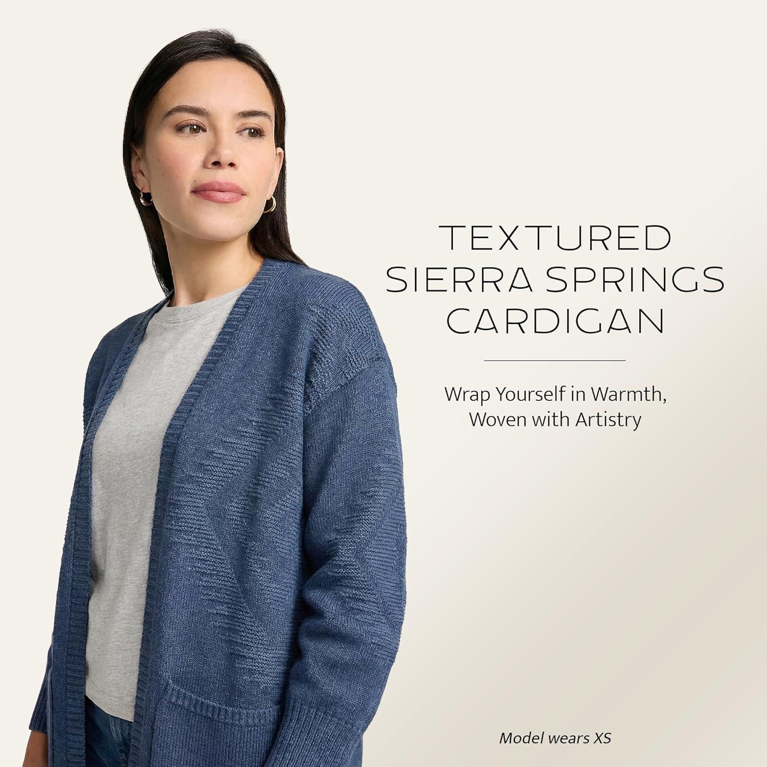 image:imagePendleton Textured Sierra Springs Cardigan 100 Cotton Lightweight Cardigan Sweaters for WomenNavy