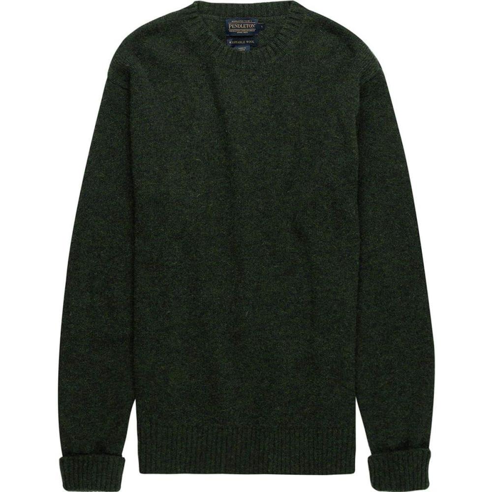 image:imagePendleton Mens Shetland Crew Neck Sweater Juniper Green LG