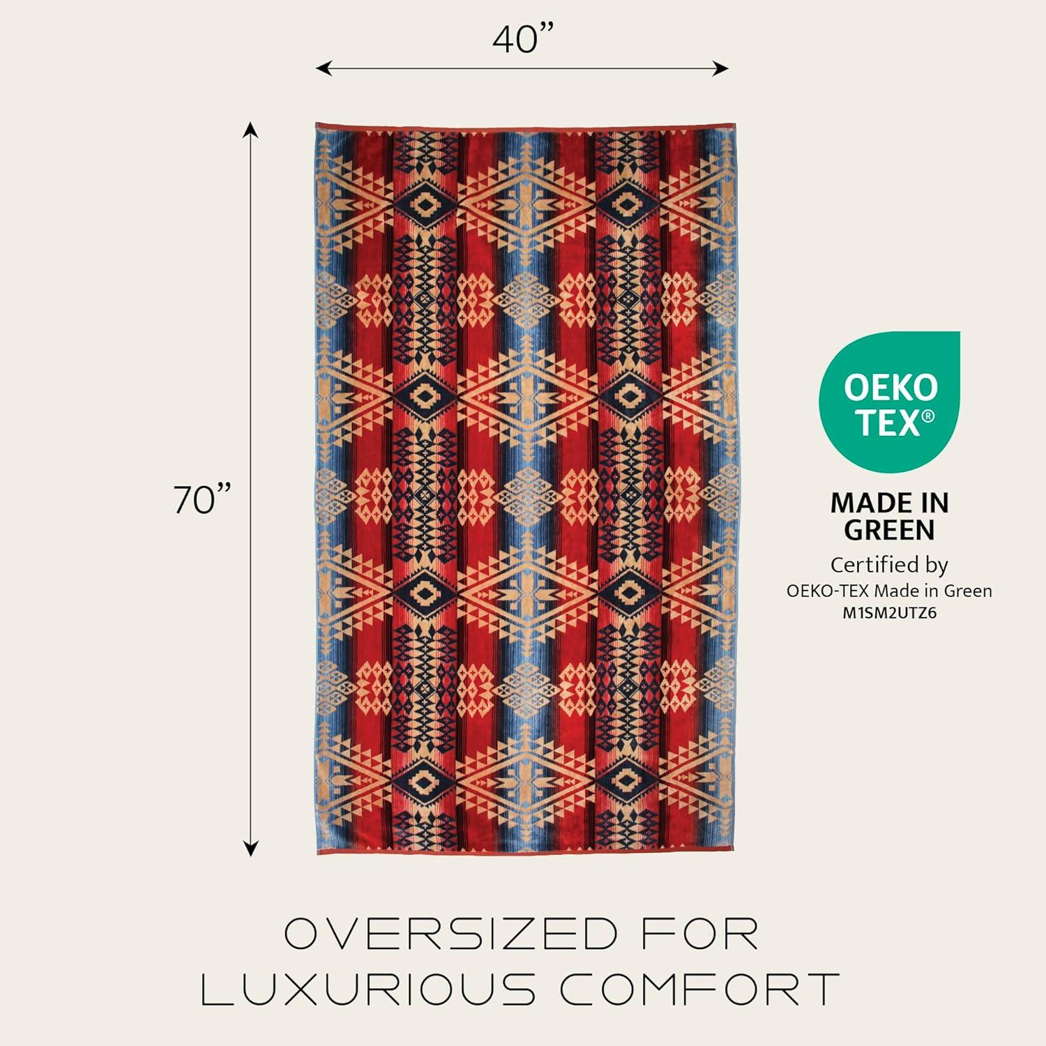 image:imagePendleton Oversized Jacquard Spa Towels 40 x 70 inches Bath Towels 100 Cotton Soft and Quick Dry for the Beach Hot Tub Pool CreeksideCanyonlands Desert Sky