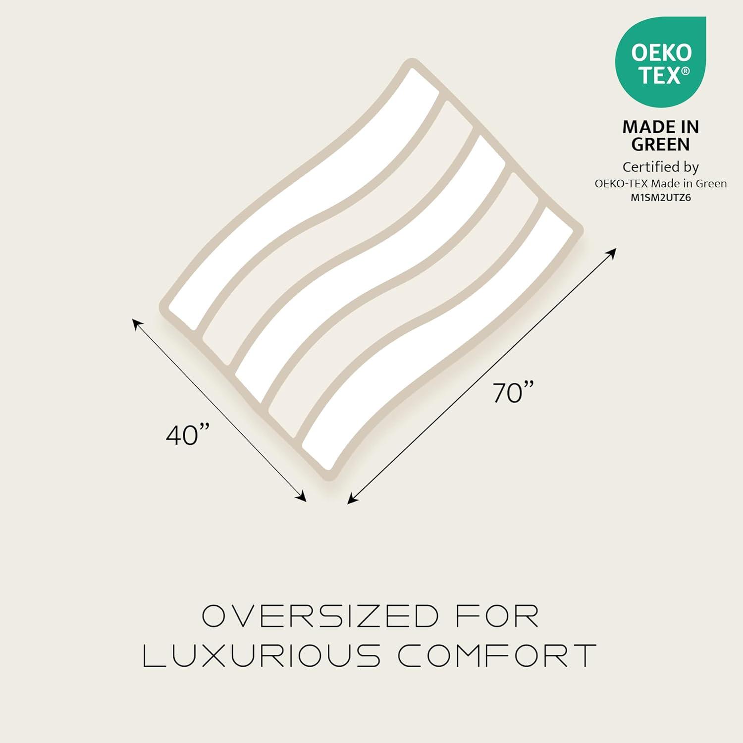 image:imagePendleton Oversized Jacquard Spa Towels 40 x 70 inches Bath Towels 100 Cotton Soft and Quick Dry for the Beach Hot Tub Pool CreeksideWhite Sands Tan