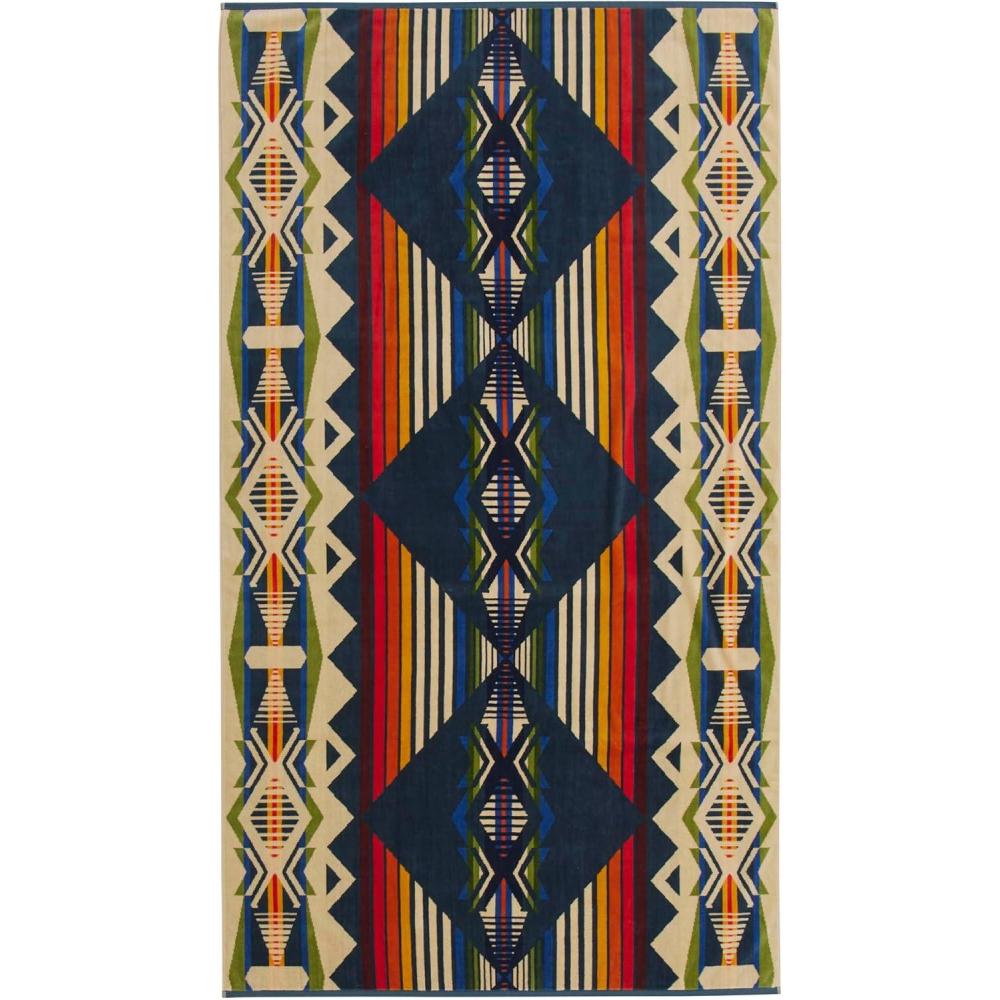 image:imagePendleton Oversized Jacquard Spa Towels 40 x 70 inches Bath Towels 100 Cotton Soft and Quick Dry for the Beach Hot Tub Pool CreeksideCreekside
