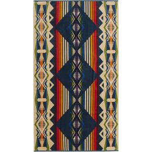 Pendleton Oversized Jacquard Spa Towels, 40 x 70 inches Bath Towels, 100% Cotton, Soft and Quick Dry for the Beach, Hot Tub, Pool – Creekside(Creekside)