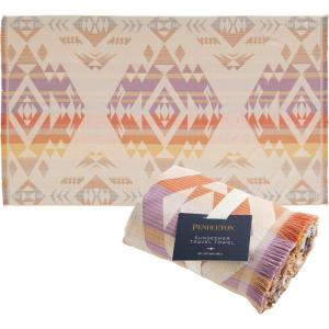 Pendleton Sunseeker Lightweight Beach Towel – 40″ x 70″ Oversized Quick-Dry Cotton Fabric, Sand-Resistant, Compact Travel Towel for Beach, Pool, and Yoga – Tan Agate Beach(Tan Agate Beach)