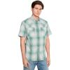 Ecru/Turquoise Plaid