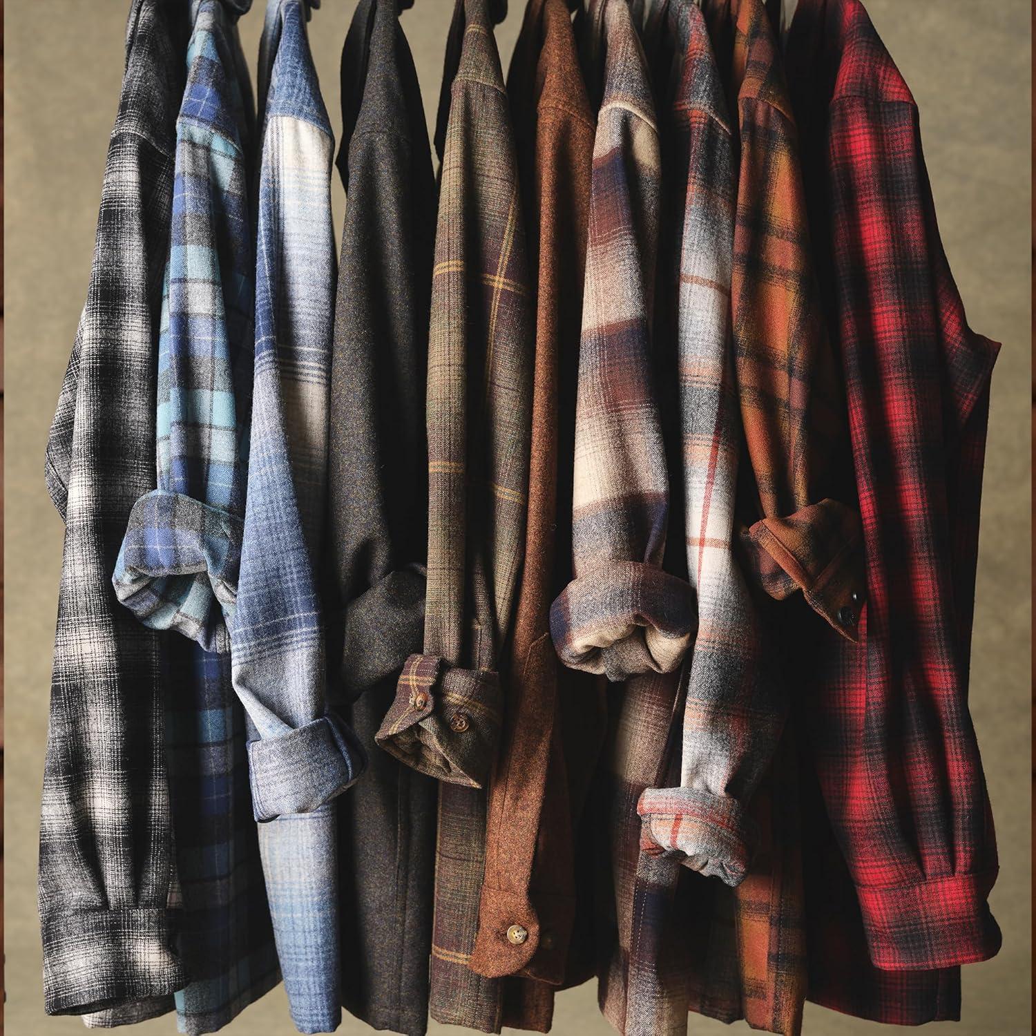 image:imagePendleton Iconic Board Shirts for Men 100 Wool SpringReady Washable Surf Classic for Seasonal LayeringBlack Flannel