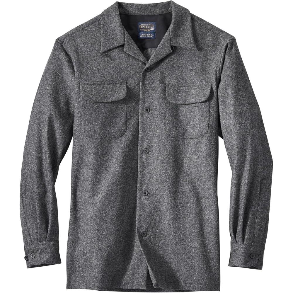 image:imagePendleton Iconic Board Shirts for Men 100 Wool SpringReady Washable Surf Classic for Seasonal LayeringOxford Mix