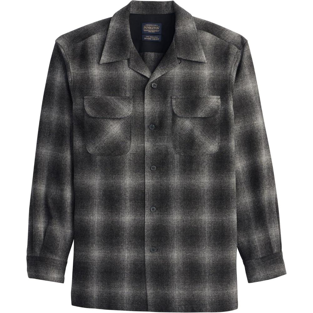 image:imagePendleton Iconic Board Shirts for Men 100 Wool SpringReady Washable Surf Classic for Seasonal LayeringOxford Mix Ombre