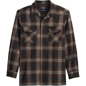 Pendleton Iconic Board Shirts for Men, 100% Wool Spring-Ready, Washable, Surf Classic for Seasonal Layering(Grey Mix Multi Ombre)