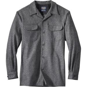 Pendleton Iconic Board Shirts for Men, 100% Wool Spring-Ready, Washable, Surf Classic for Seasonal Layering(Oxford Mix)
