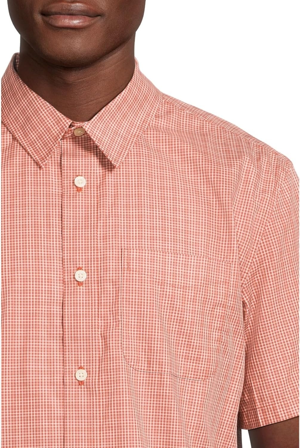 image:imagePendleton Mens Academy Shirt Short Sleeve BrickBlue Plaid