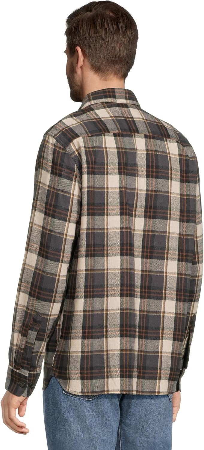 image:imagePendleton Mens Burnside Flannel Shirt NaturalCharcoal Plaid