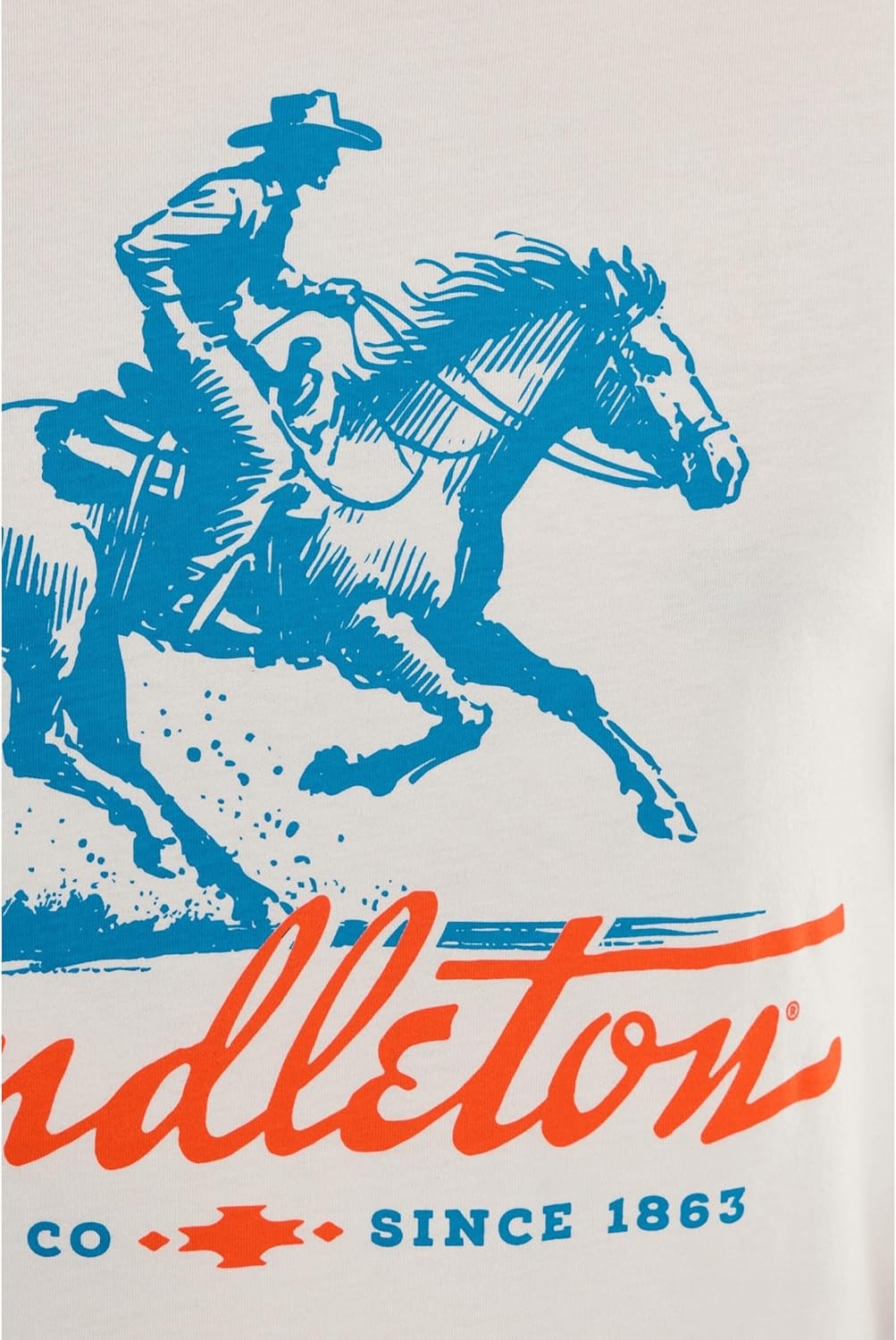 image:imagePendleton Mens Racehorse Graphic TeeVintage WhiteBlue