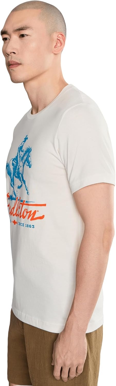 image:imagePendleton Mens Racehorse Graphic TeeVintage WhiteBlue