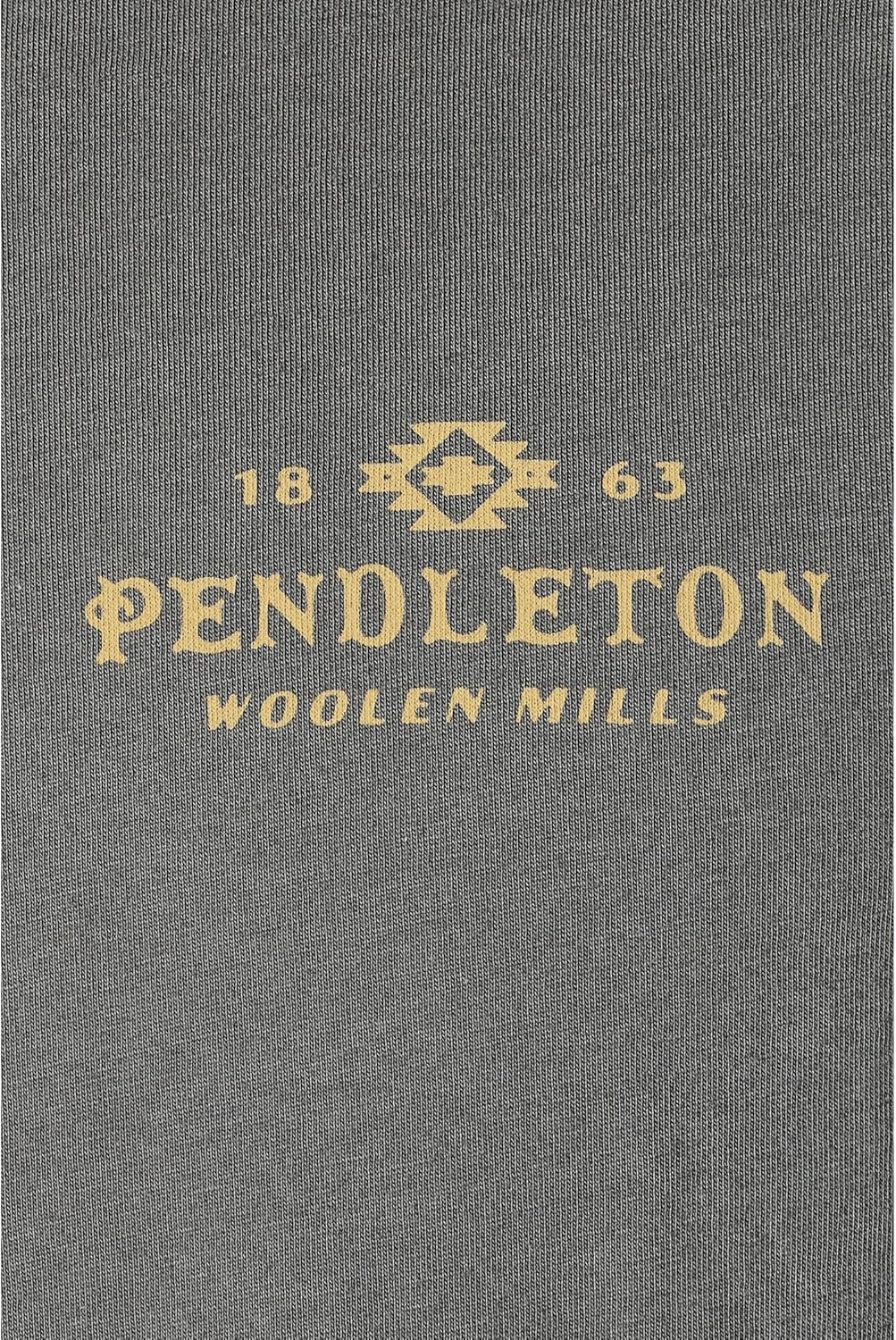 image:imagePendleton Mens Vintage Stamp Logo Graphic TeeAsphaltTan