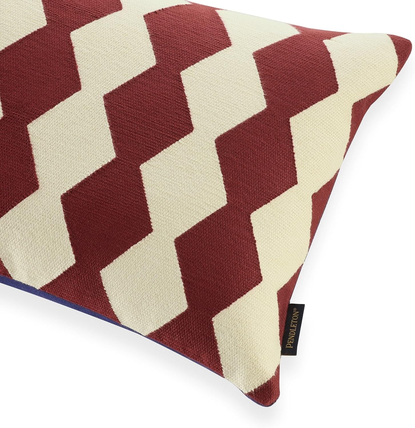 image:imagePendleton Patriotic Throw Blanket amp Decorative Pillow 100 Cotton Jacquard Knit Blue White amp Red Americana Throw amp Pillow 4th of July Independence Day Brave Star