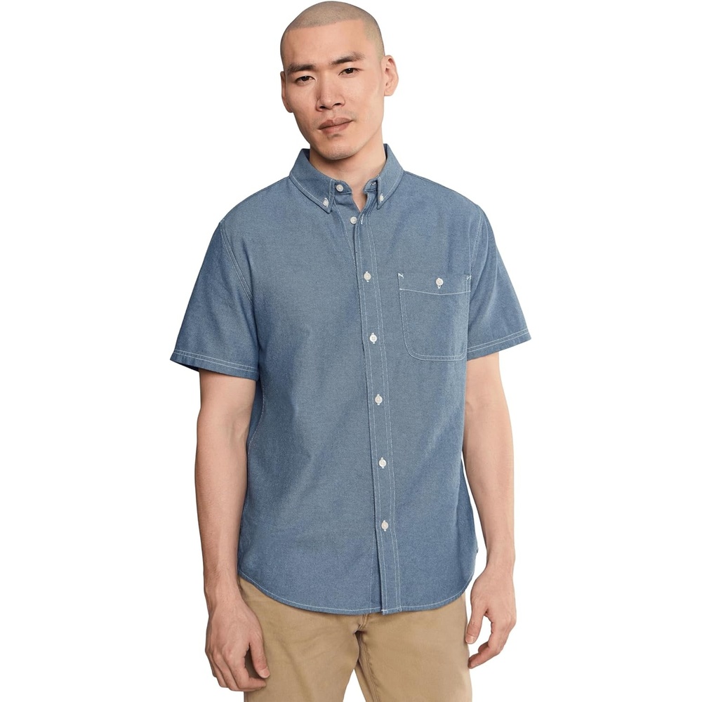 image:imagePendleton Mens Bayside Shirt Short SleeveBlue