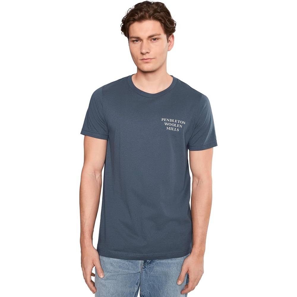 image:imagePendleton Mens Bridge Creek Graphic TeeVintage NavyBlue