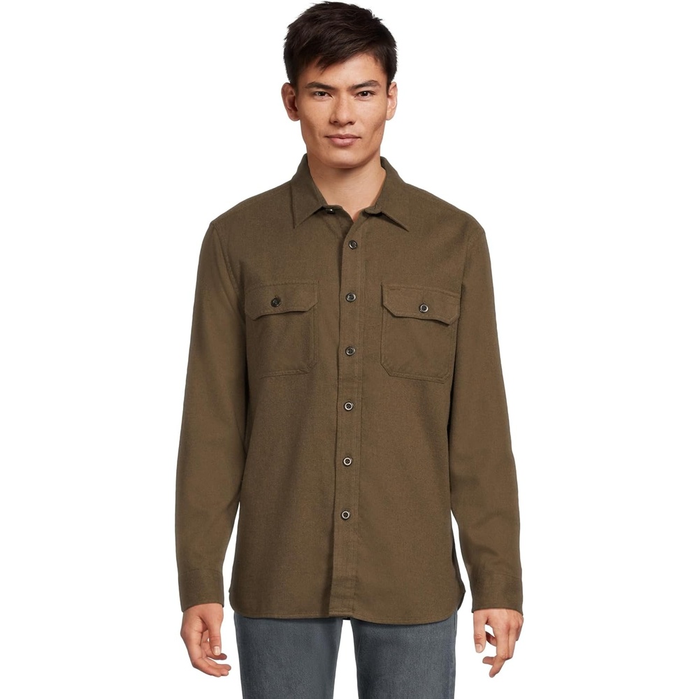 image:imagePendleton Mens Burnside Flannel Shirt Forest Green Heather
