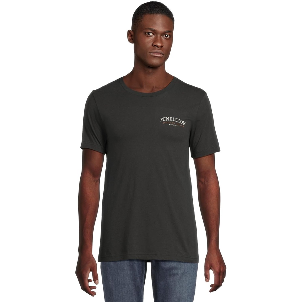 image:imagePendleton Mens Cascadia Skull Graphic TeeVintage BlackCream