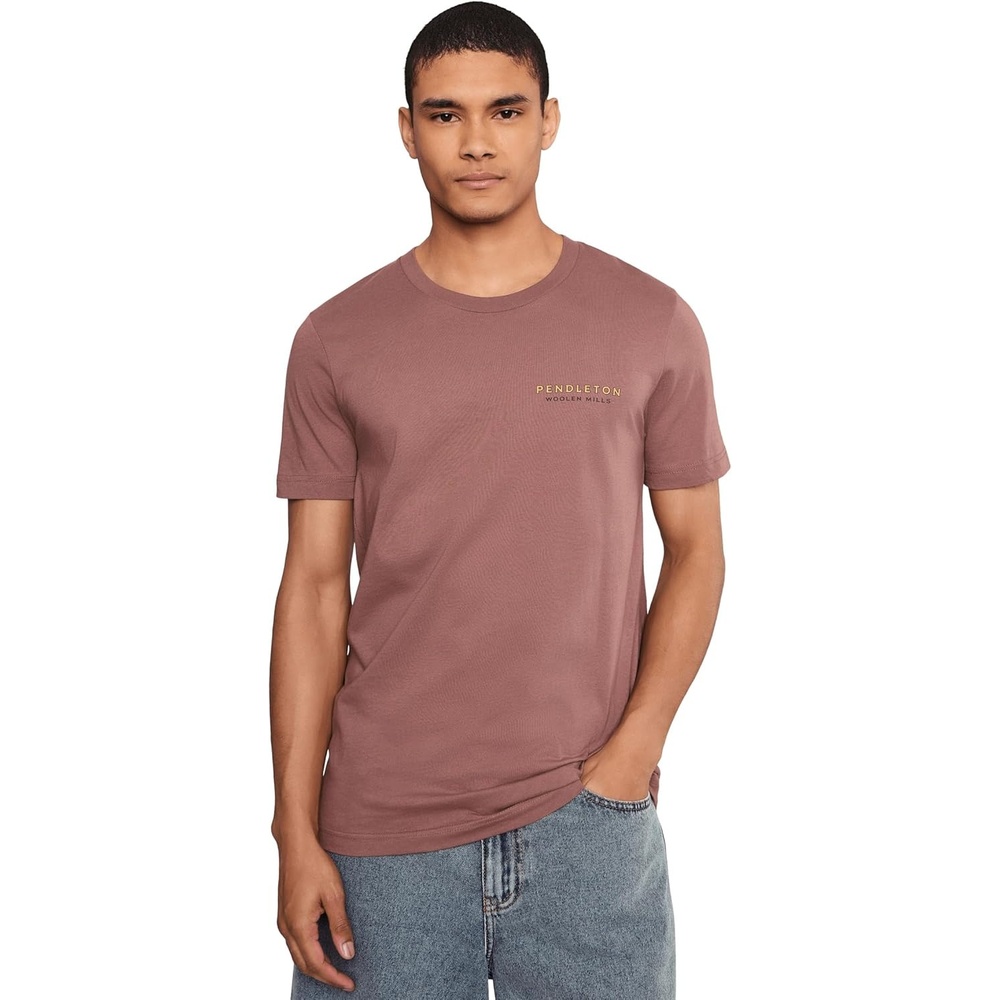image:imagePendleton Mens Vintage Bison Graphic TeeChestnutTan