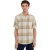 Ecru/Tan/Blue Plaid