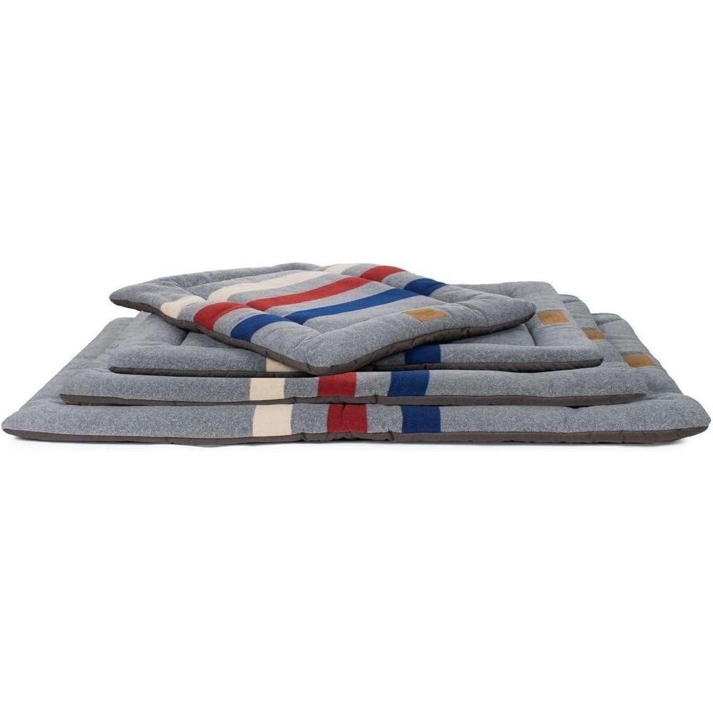 image:imagePendleton Fleece Comfort Cushion Dog Bed Cabin Stripe Gray XLCabin Stripe Gray